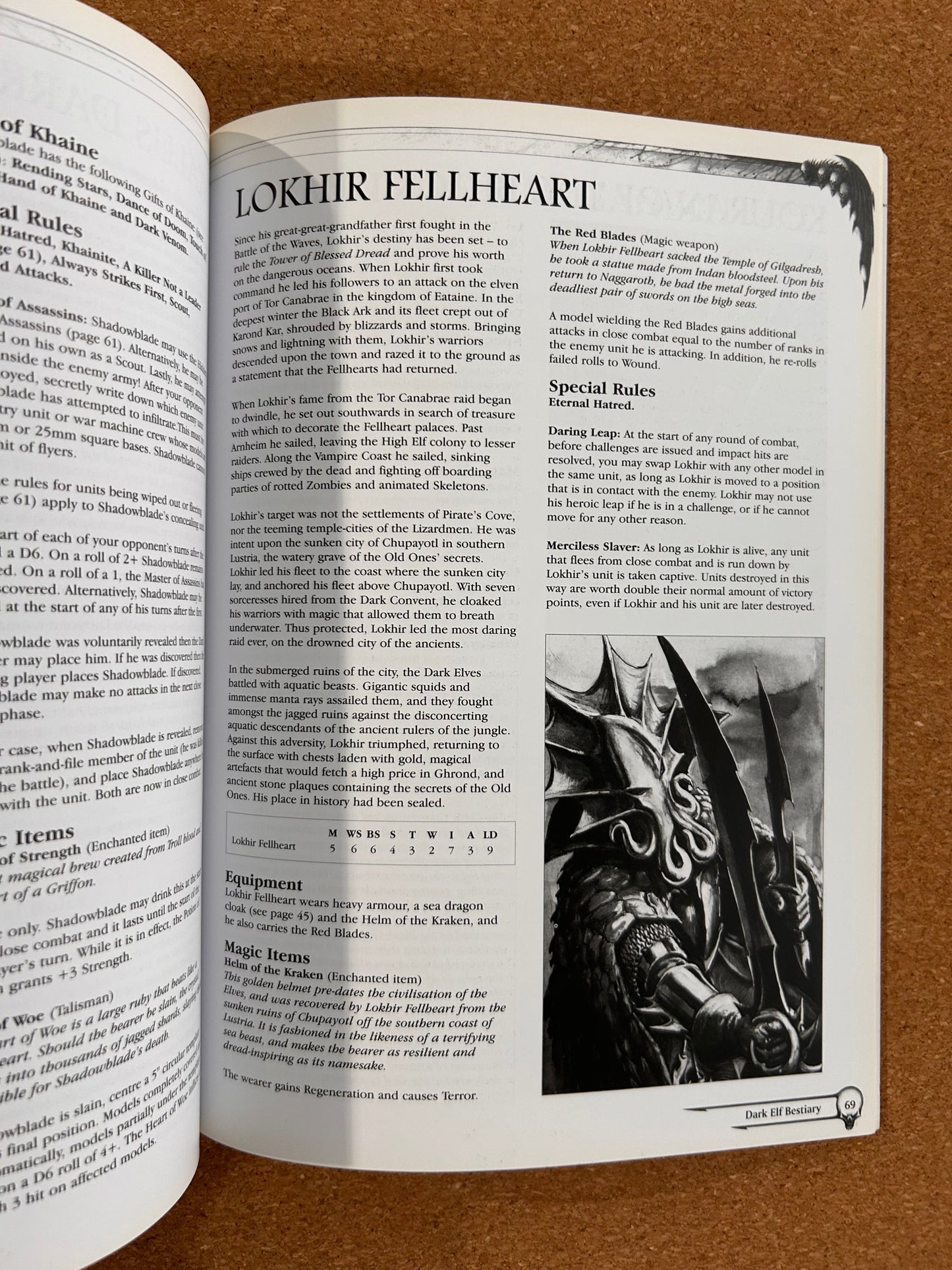 Warhammer Fantasy Armies Codex - Dark Elves - Games Workshop Paperback (2008)