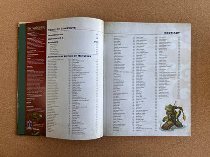Pathfinder Second Edition - Bestiary - Paizo Hardcover (2019)