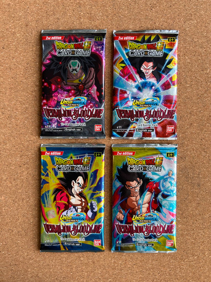 Dragon Ball Super Card Game: Vermilion Bloodline [B11] - 12 Card Booster Pack - English