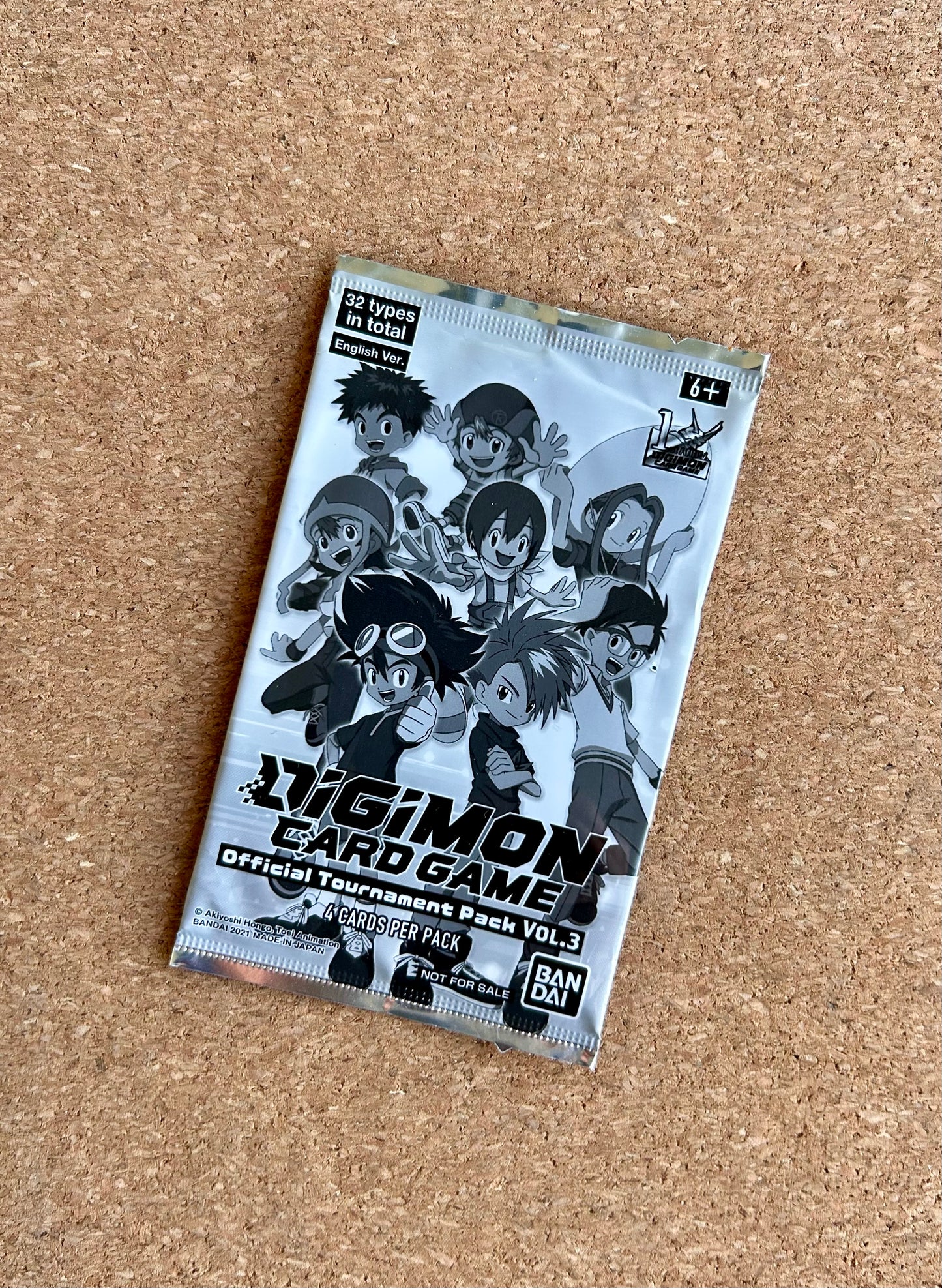 Digimon Card Game: Official Tournament Pack Vol. 3 - 4 Card Booster Pack - English