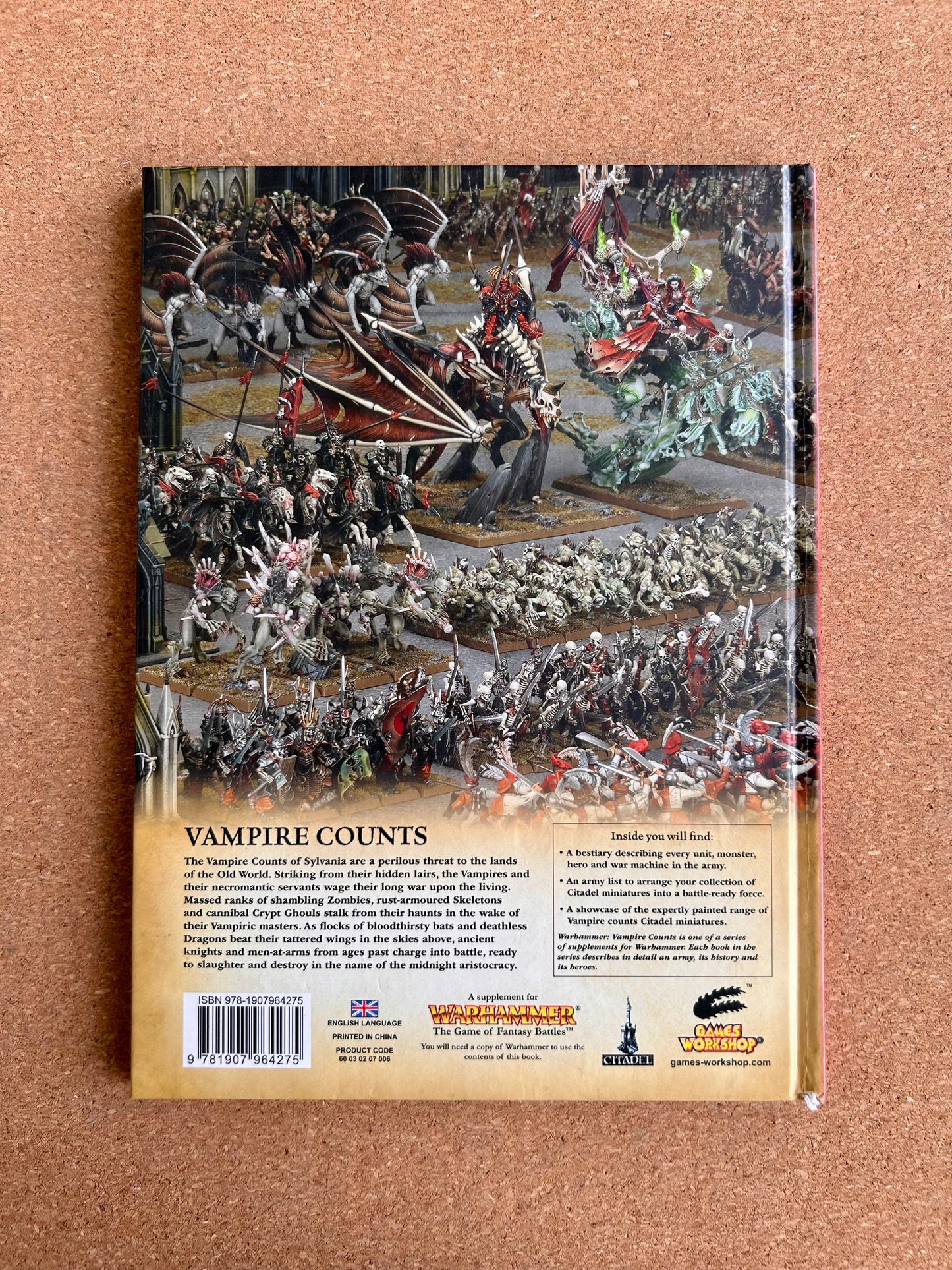 Warhammer Fantasy Armies Codex - Vampire Counts - Games Workshop Hardcover (2011)