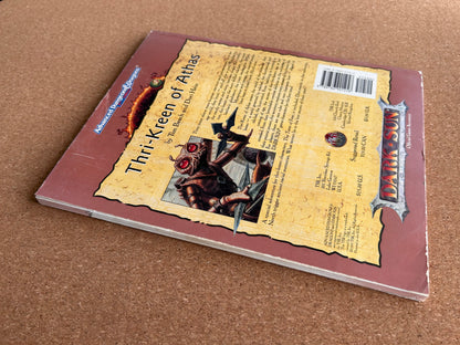 Advanced Dungeons & Dragons Dark Sun - Thri-Kreen of Athas - TSR2437 - Paperback (1995) - With Map