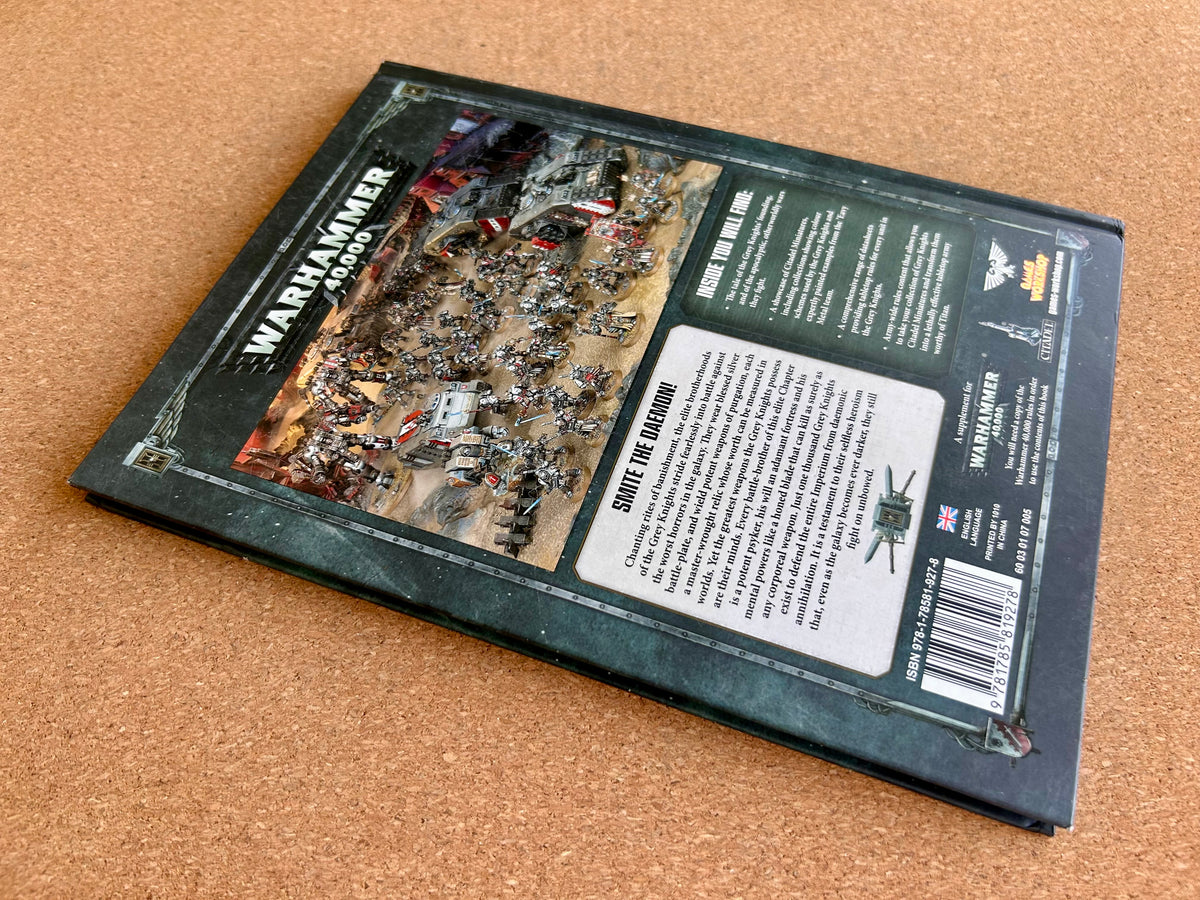 Warhammer 40K 8th Edition - Grey Knights Codex - Games Workshop Hardcover (2017)