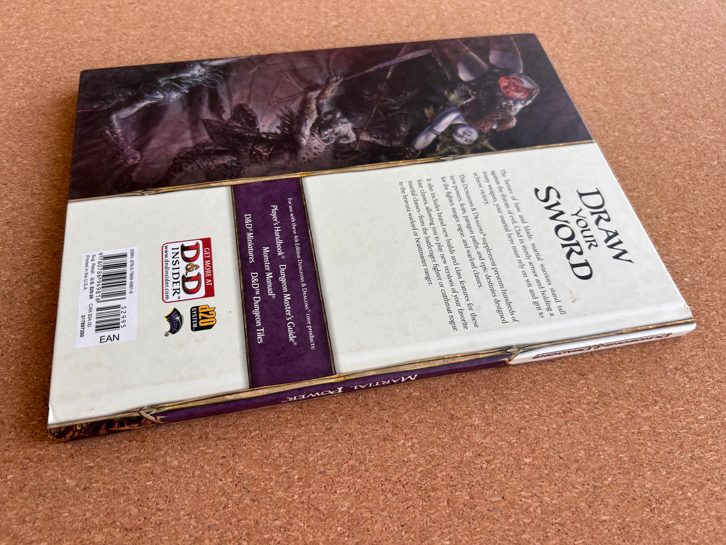 Dungeons & Dragons 4th Edition - Martial Power - WOTC Hardcover (2008)