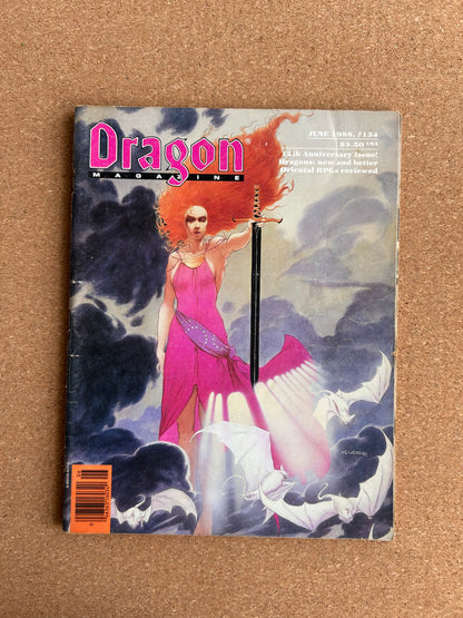 Dragon Magazine Issue #134 - TSR Magazine (June, 1988)