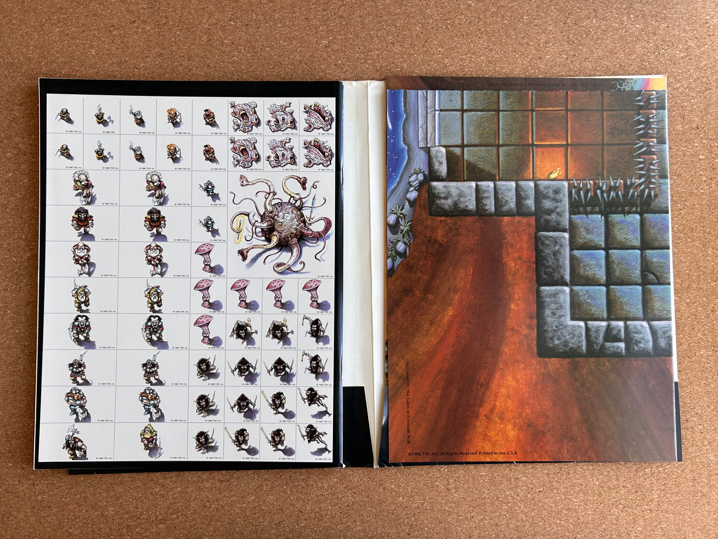Advanced Dungeons & Dragons - The Gates of Firestorm Peak - TSR9533 Hardcover (1996)