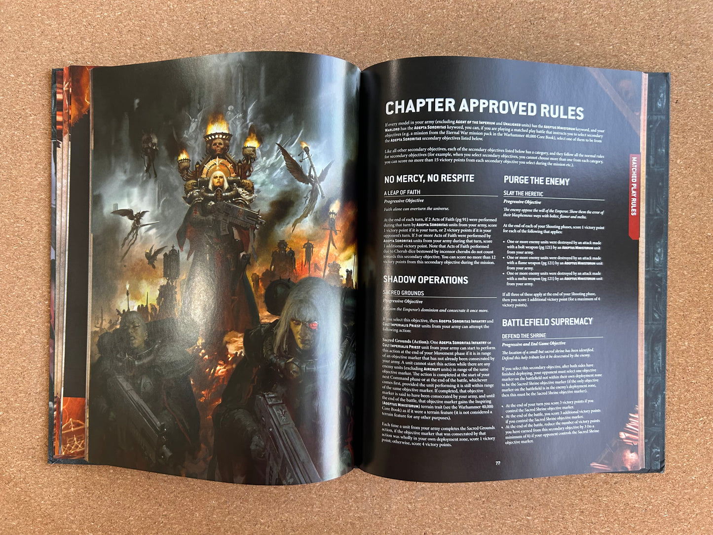 Warhammer 40K 9th Edition - Adepta Sororitas Codex - Hardcover (2021)