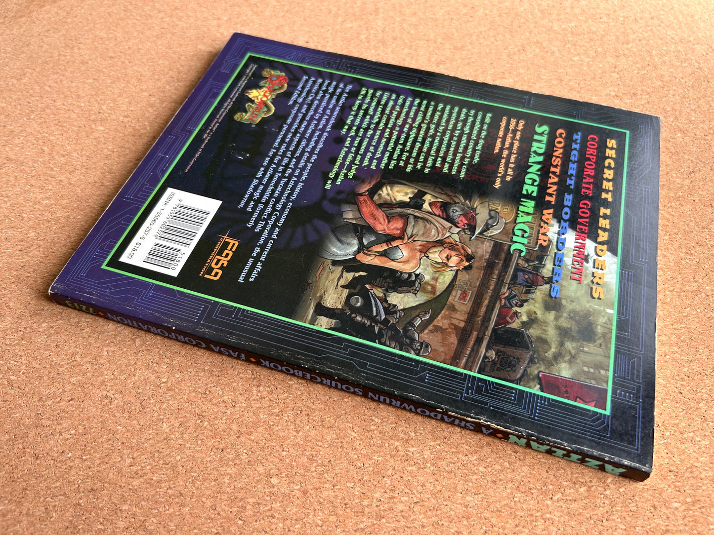 Shadowrun Second Edition - Aztlan Sourcebook 7213 - FASA Paperback (1995)