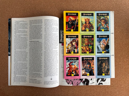 Dragon Magazine Issue #160 - TSR Magazine (August, 1990) - With Trading Card Insert Uncut