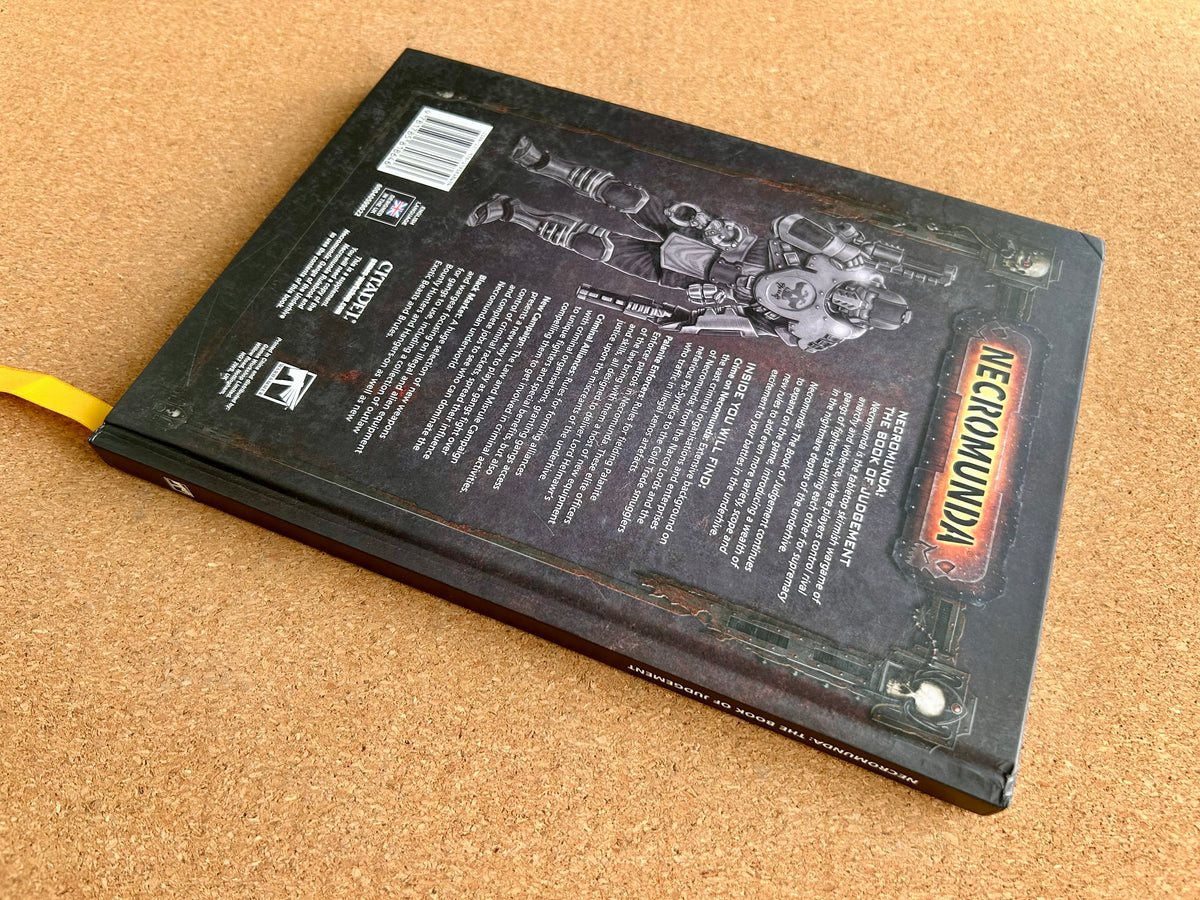 Warhammer 40K - Necromunda The Book of Judgement - Games Workshop Hardcover (2019)
