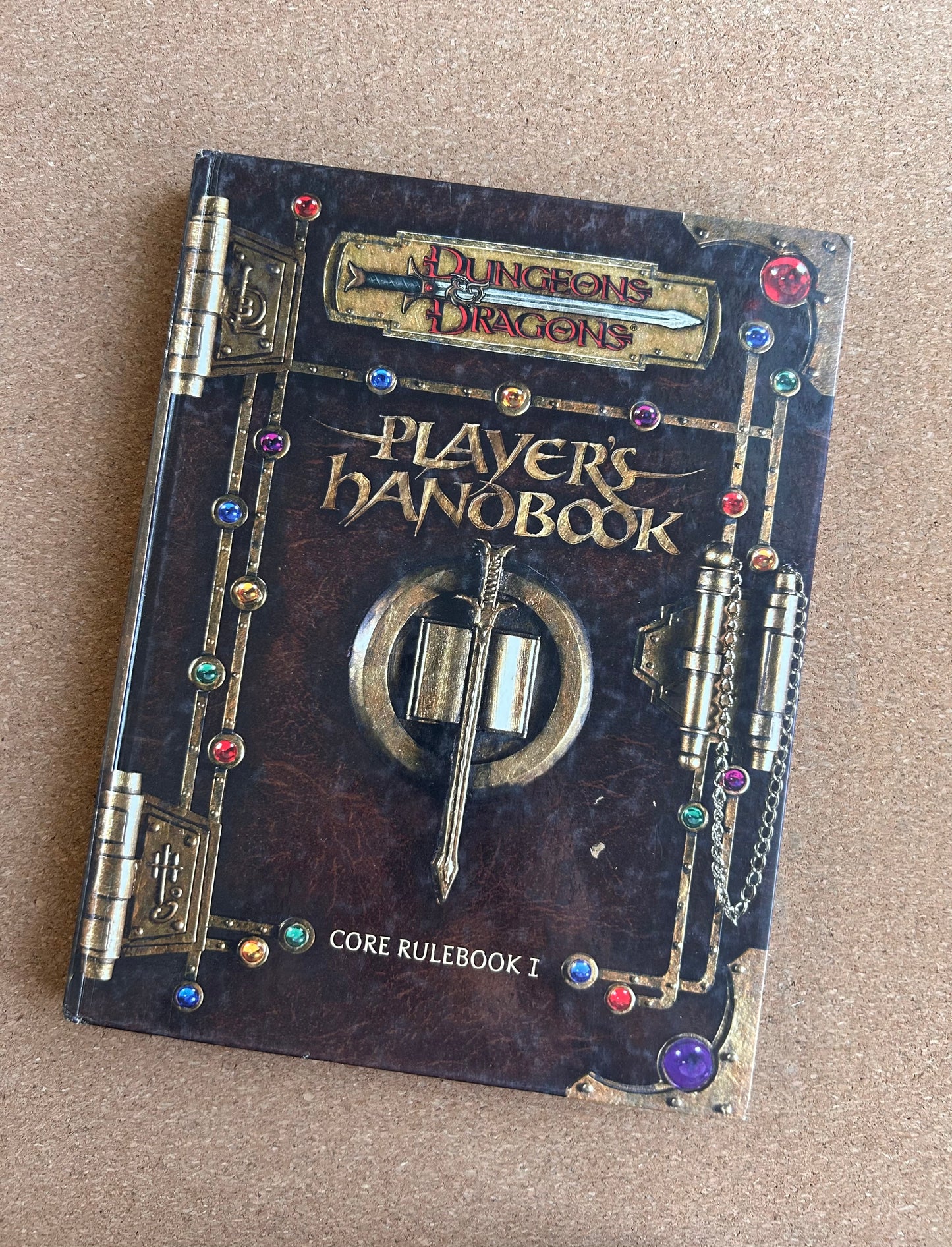 Dungeons & Dragons 3.0/3.5 - Player’s Handbook Core Rulebook I - WOTC Hardcover (2000) - No CD