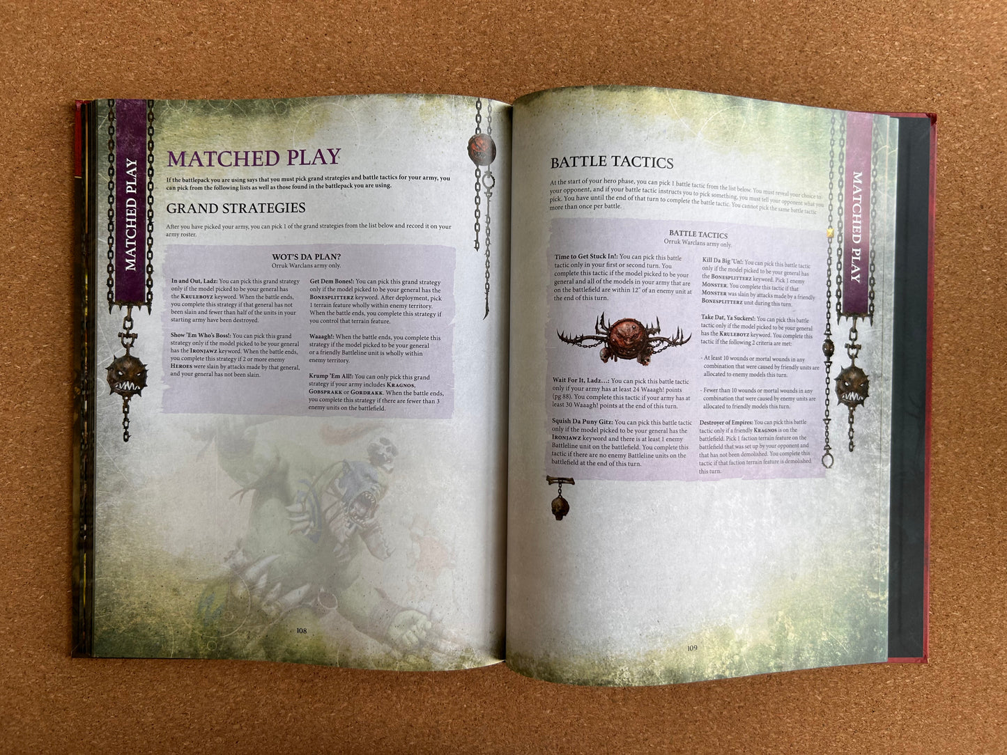 Warhammer Age of Sigmar 3rd Edition - Destruction Battletome Orruk Warclans - Hardcover (2021)