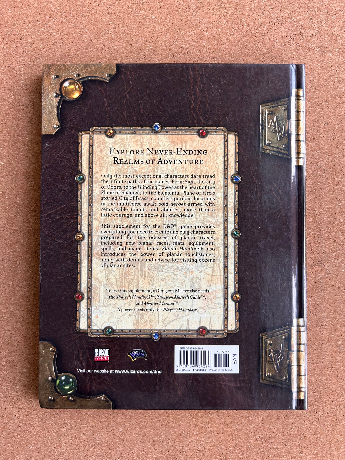 Dungeons & Dragons 3.0/3.5 - Planar Handbook - WOTC Hardcover (2004)