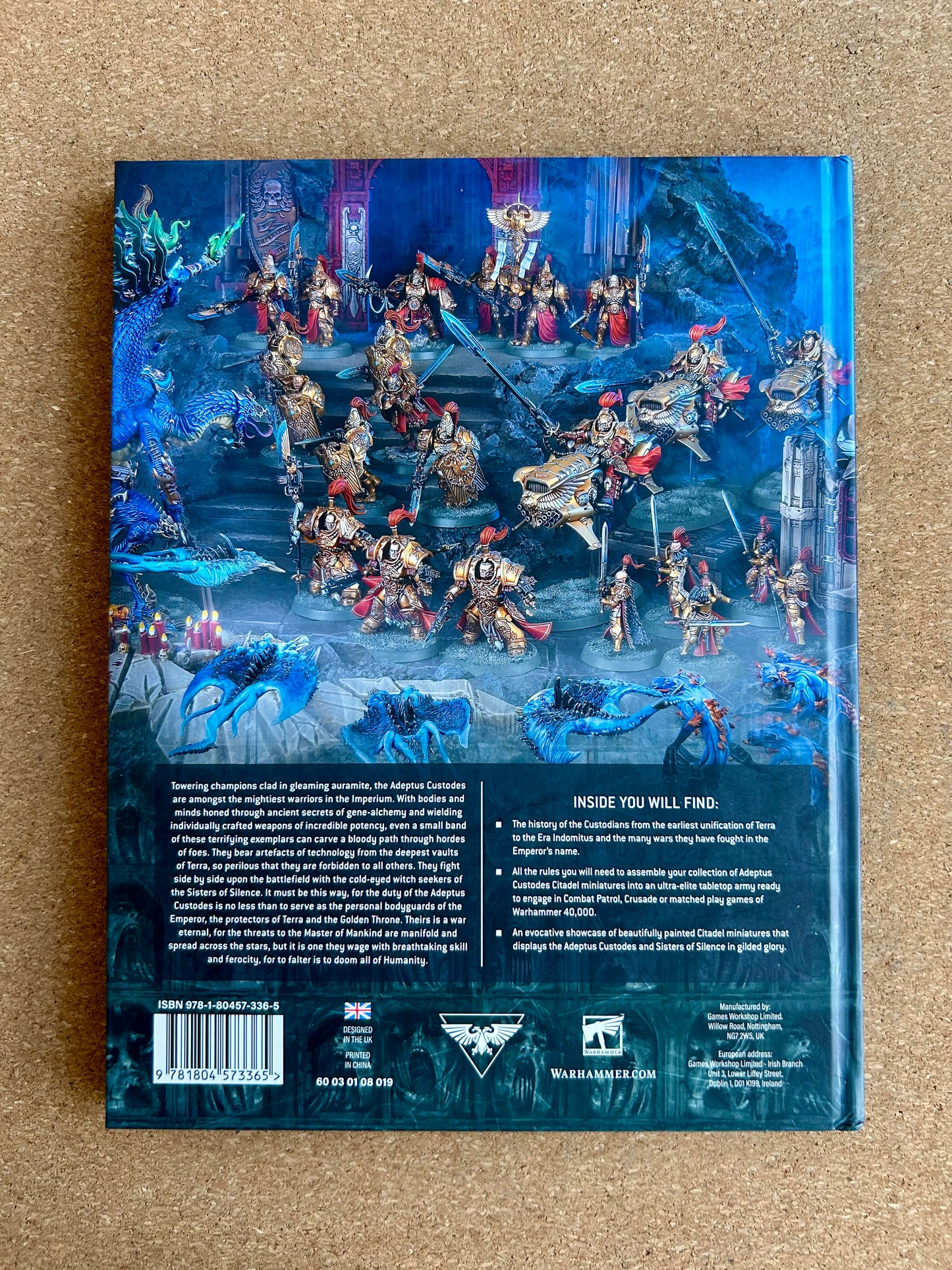 Warhammer 40K 10th Edition - Adeptus Custodes Codex - Games Workshop Hardcover (2024)