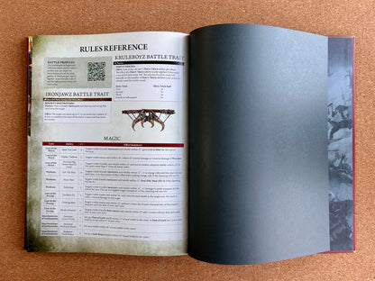 Warhammer Age of Sigmar 4th Edition - Death Battletome Orruk Warclans - Hardcover (2025)
