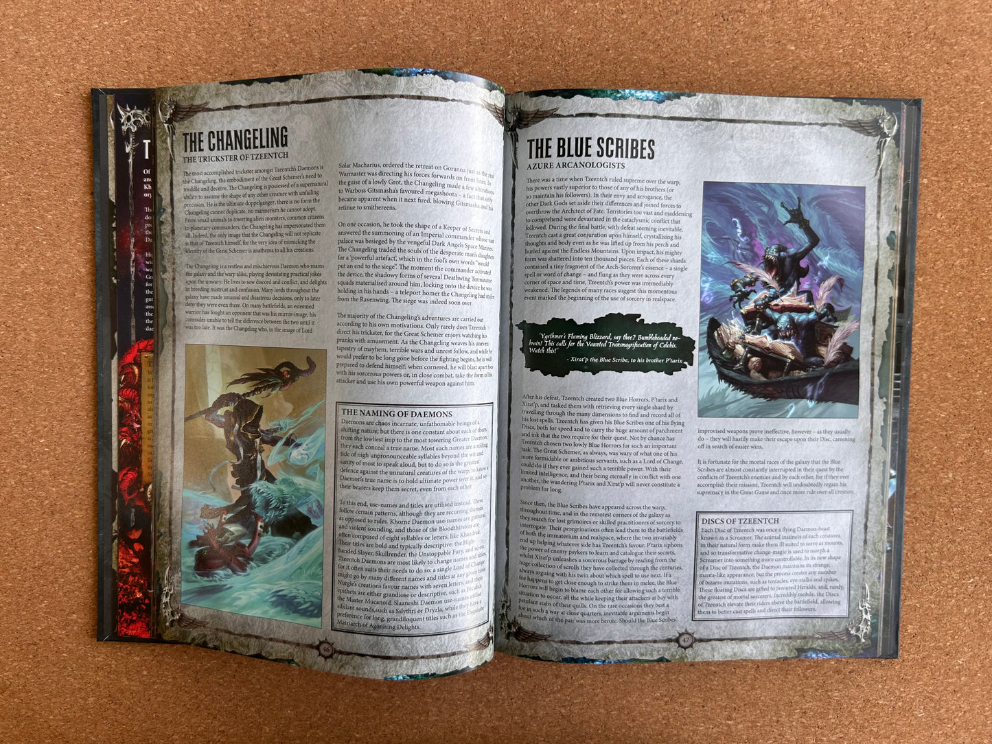 Warhammer 40K 8th Edition - Chaos Daemons Codex - Games Workshop Hardcover (2018)