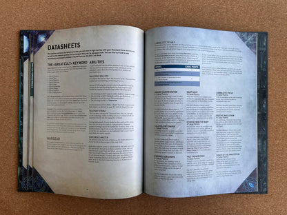 Warhammer 40K 9th Edition - Thousand Sons Codex - Hardcover (2020)