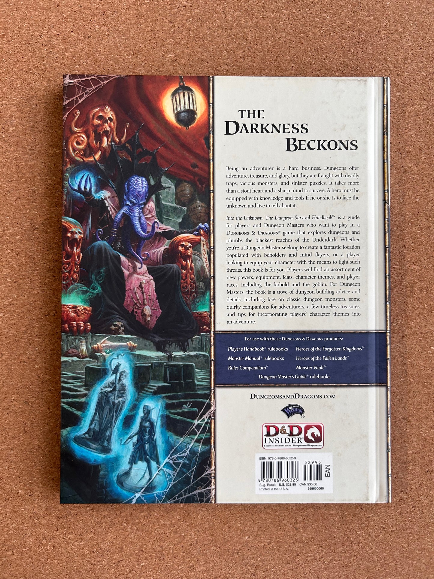 Dungeons & Dragons 4th Edition - Into The Unknown Dungeon Survival Handbook - WOTC Hardcover (2012)