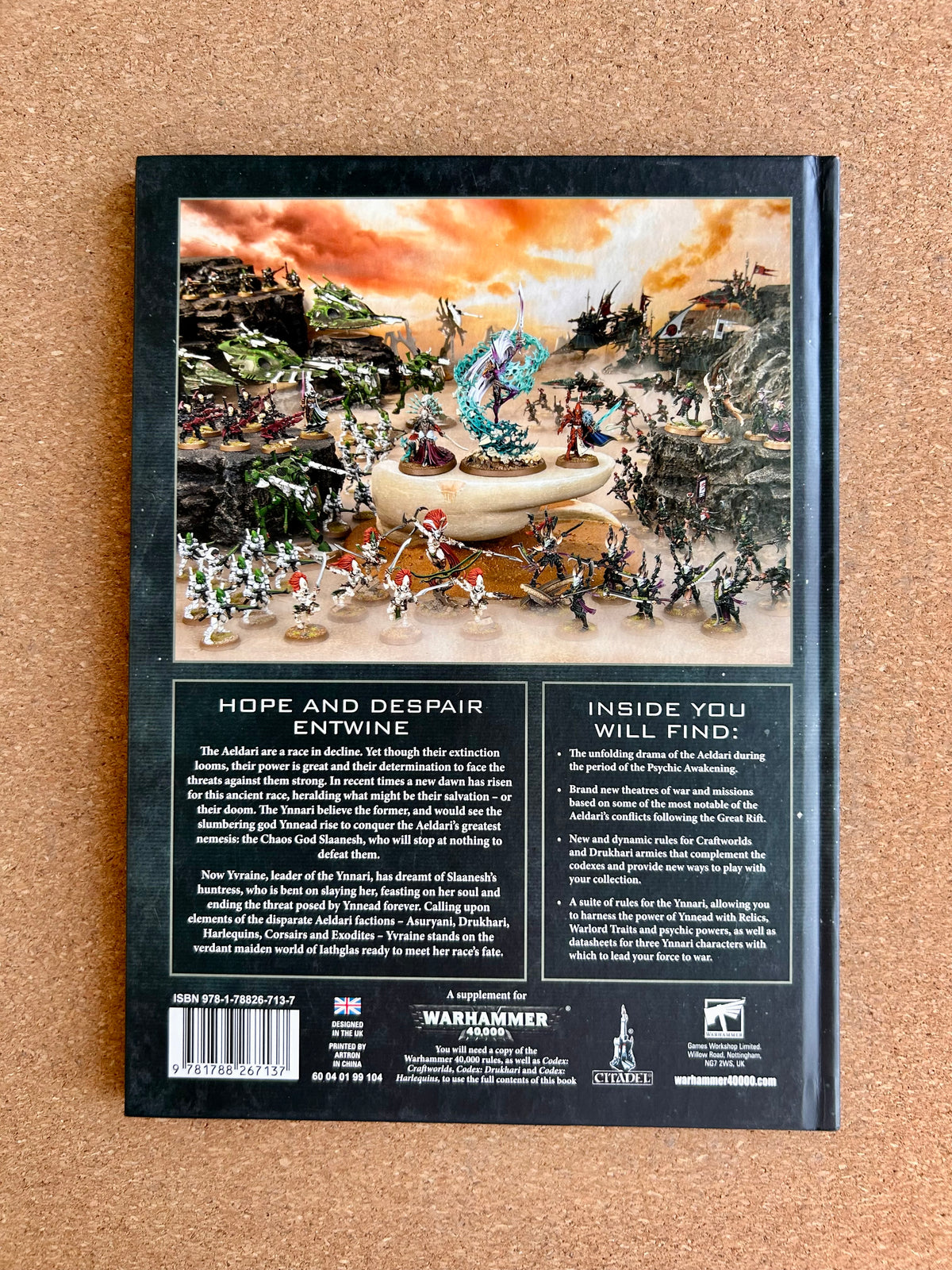 Warhammer 40K 8th Edition - Psychic Awakening Phoenix Rising - Games Workshop Hardcover (2019)