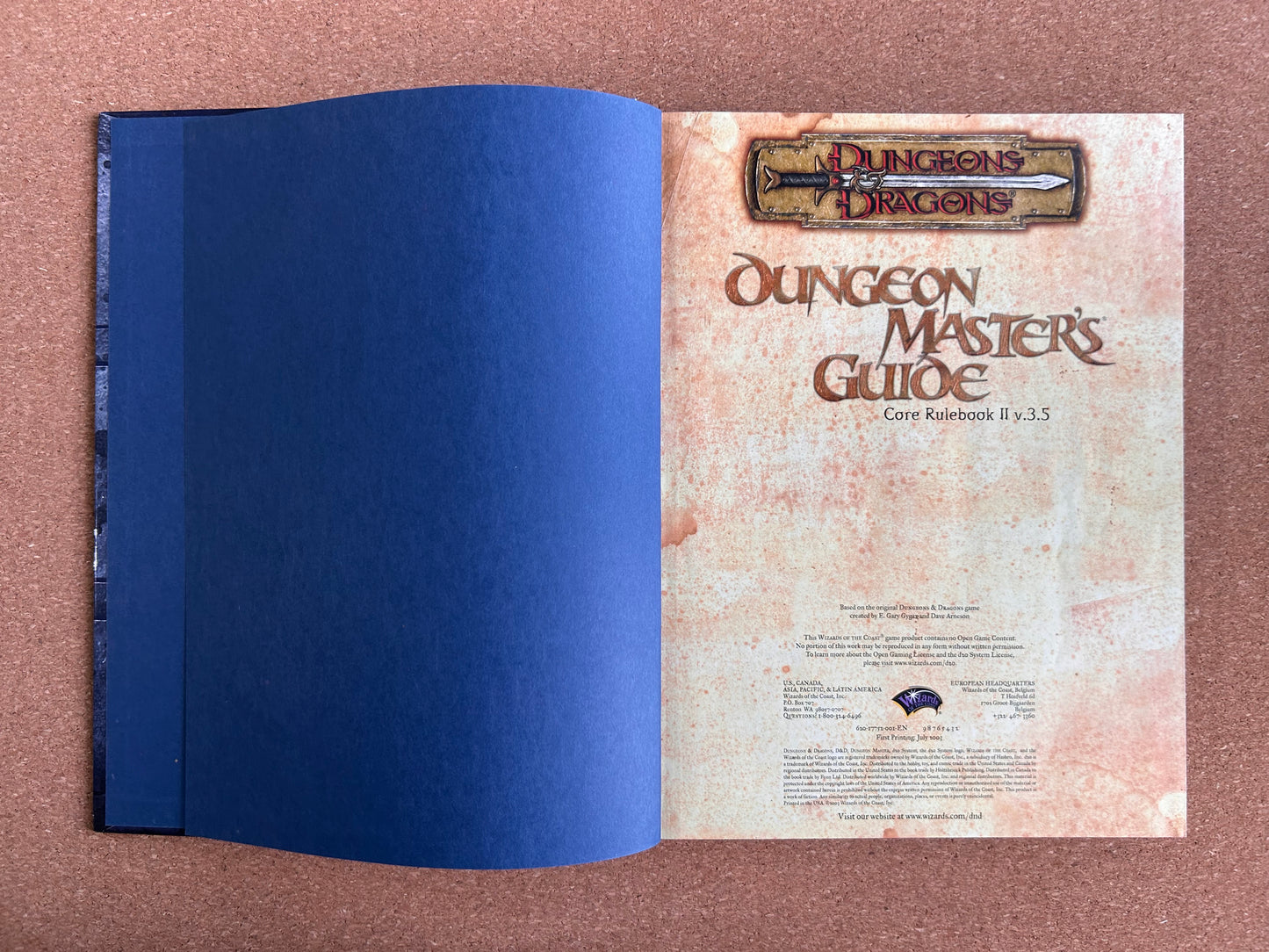 Dungeons & Dragons 3.0/3.5 - Dungeon Master’s Guide v3.5 - WOTC Hardcover (2003)