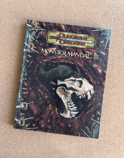 Dungeons & Dragons 3.0/3.5 - Monster Manual III - Hardcover (2004)