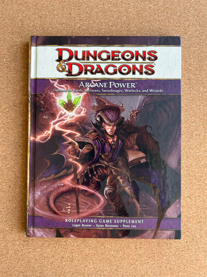 Dungeons & Dragons 4th Edition - Arcane Power - WOTC Hardcover (2009)