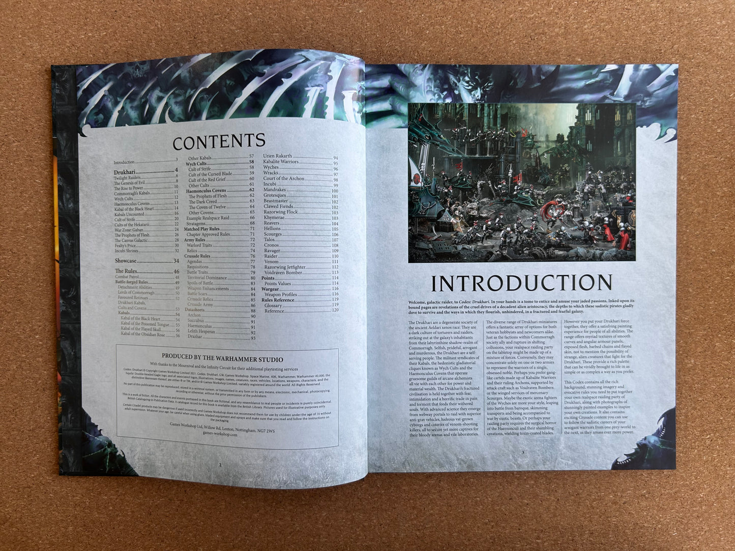 Warhammer 40K 9th Edition - Drukhari Codex - Hardcover (2021)