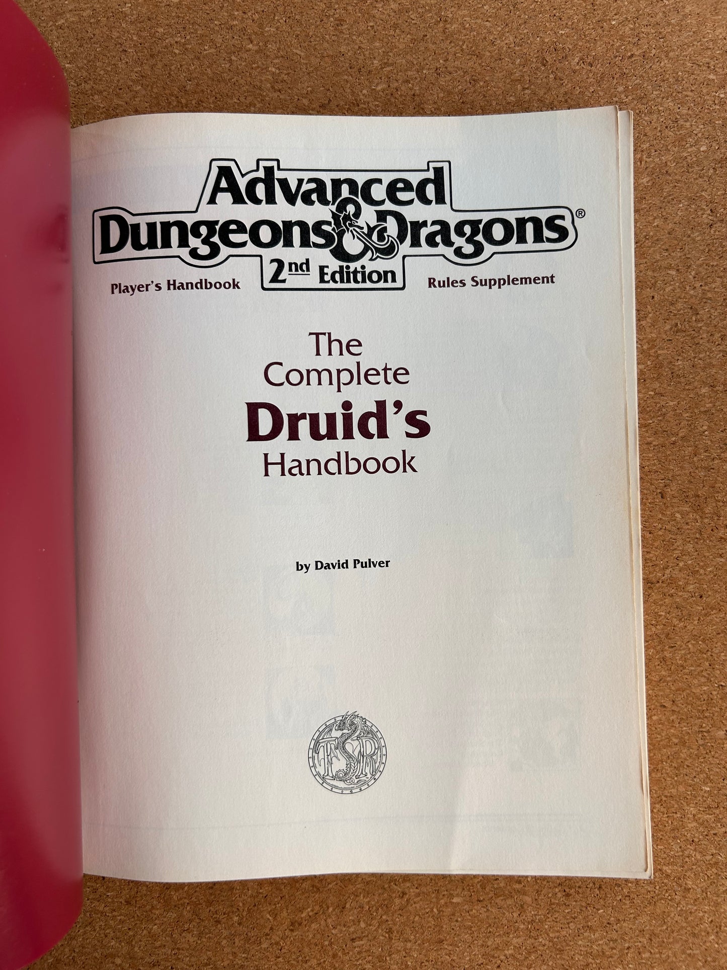 Advanced Dungeons & Dragons - The Complete Druid’s Handbook - TSR2150 - Paperback (1994)