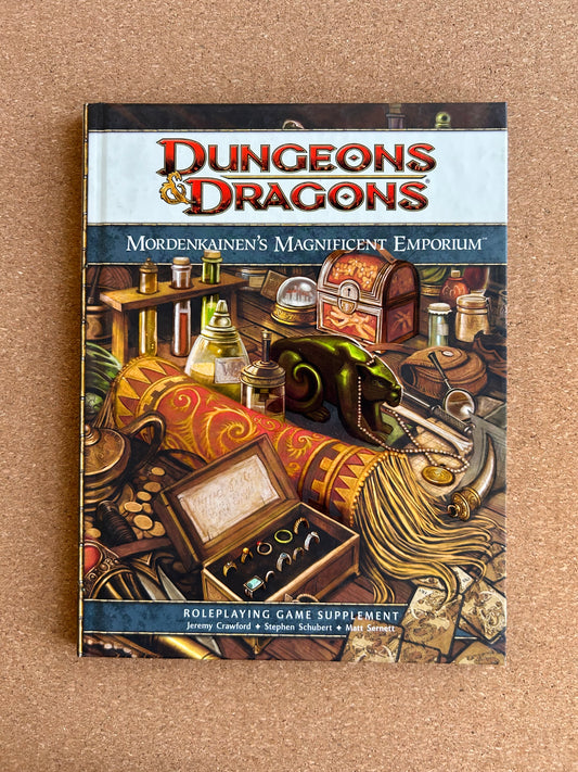 Dungeons & Dragons 4th Edition - Mordenkainen’s Magnificent Emporium - WOTC Hardcover (2011)