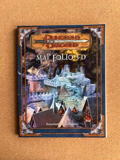 Dungeons & Dragons 3.0/3.5 - Map Folio 3-D - WOTC Booklet (2004)