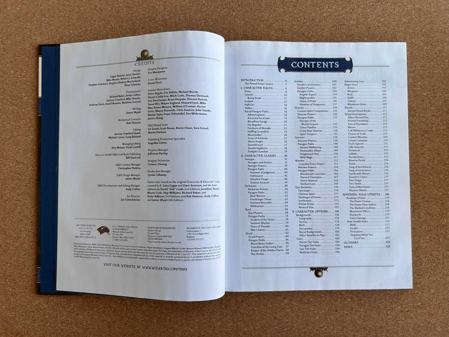 Dungeons & Dragons 4th Edition - Player’s Handbook 2 - WOTC Hardcover (2009)