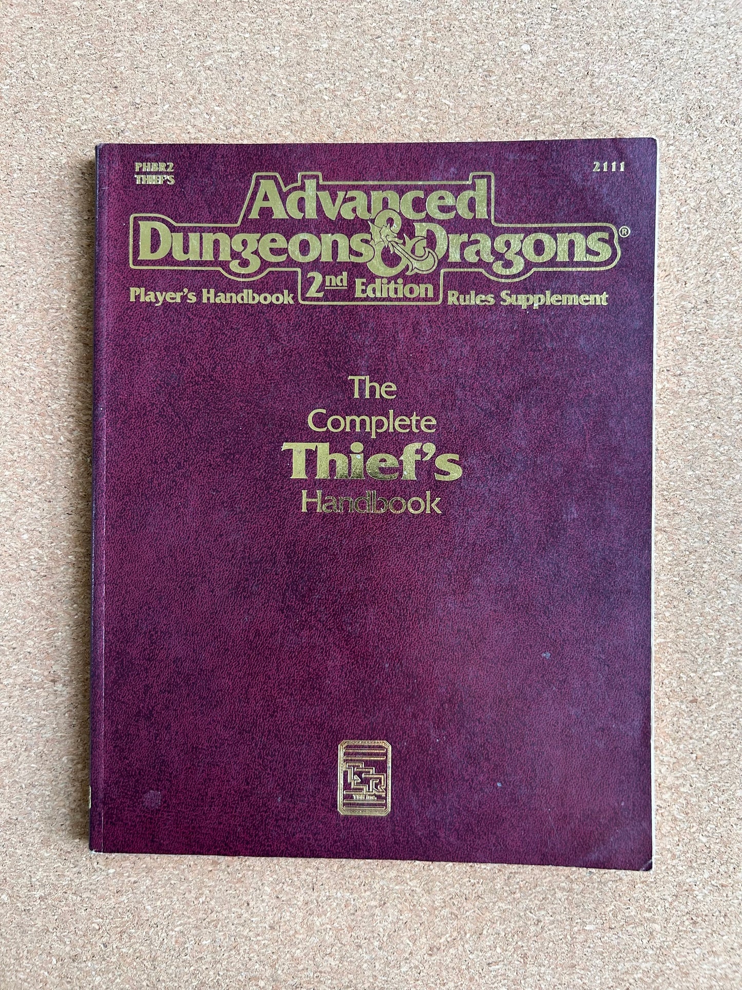 Advanced Dungeons & Dragons - The Complete Thief’s Handbook - PHBR2 TSR2111 - Paperback (1991)
