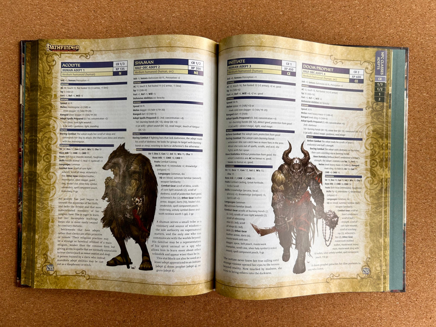 Pathfinder First Edition - NPC Codex - Paizo Hardcover (2012)