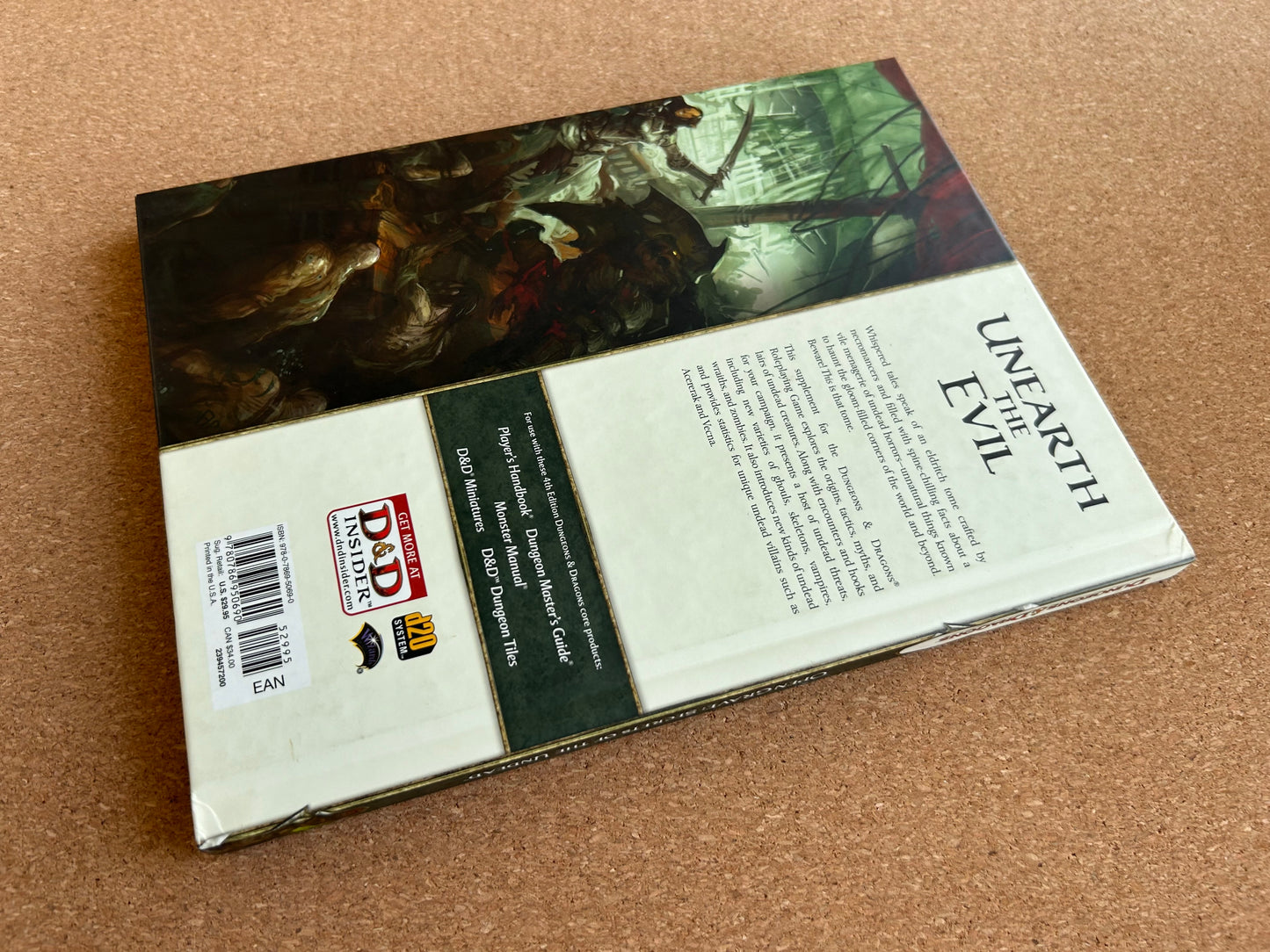 Dungeons & Dragons 4th Edition - Open Grave - WOTC Hardcover (2009)