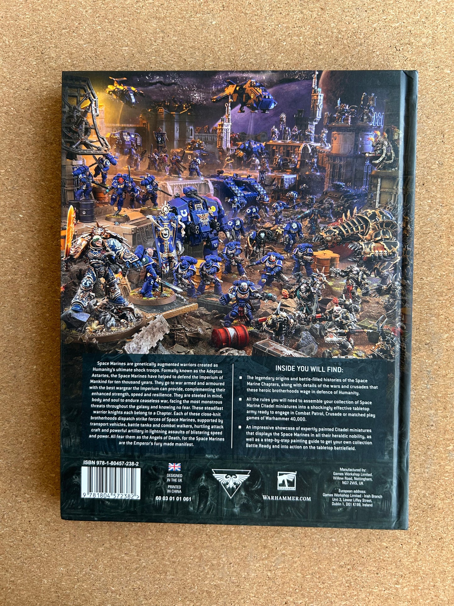 Warhammer 40K 9th Edition - Space Marines Codex - Games Workshop Hardcover (2023)