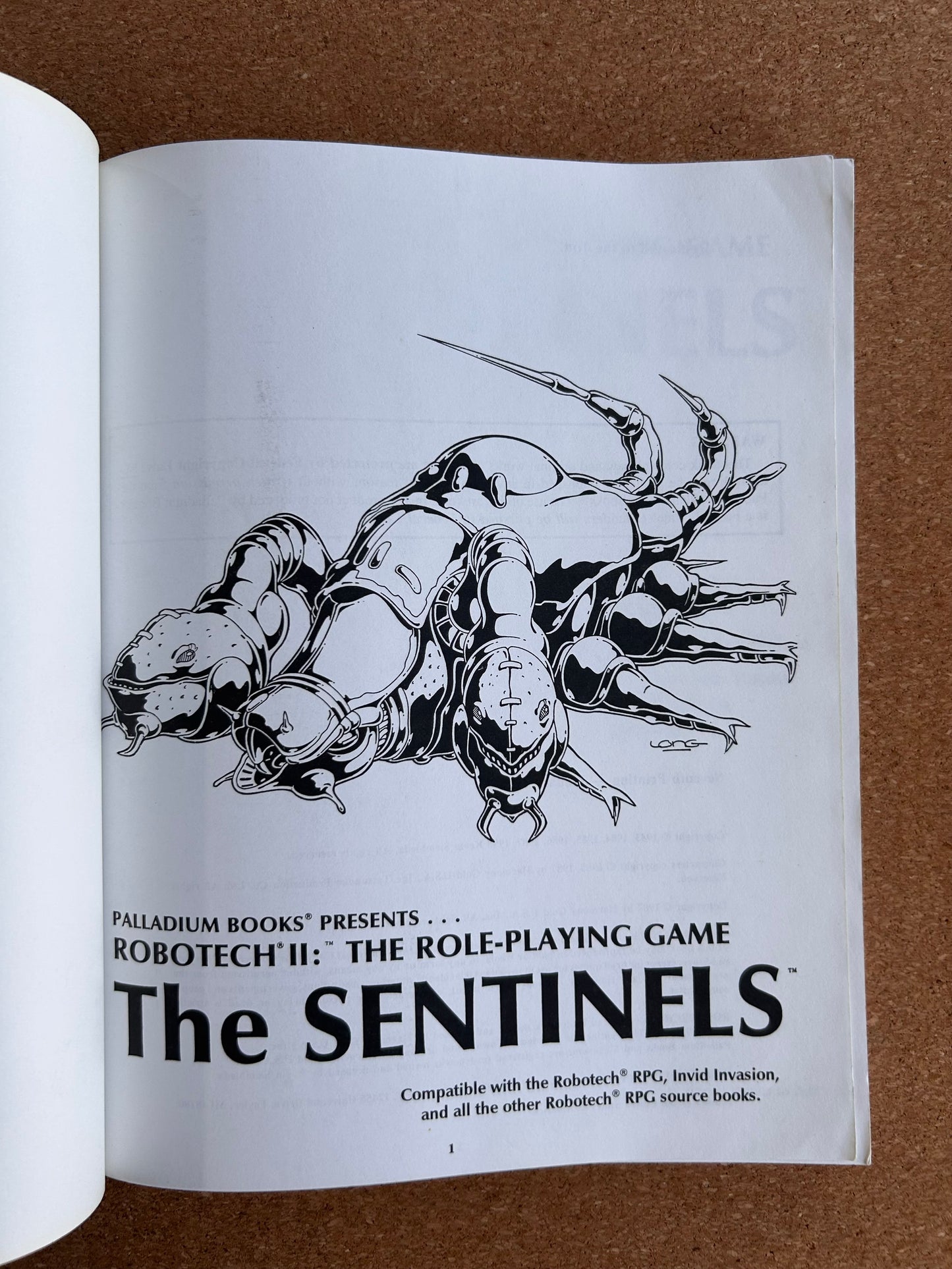 Robotech II The Role-Playing Game - The Sentinels - Palladium Paperback (1995)