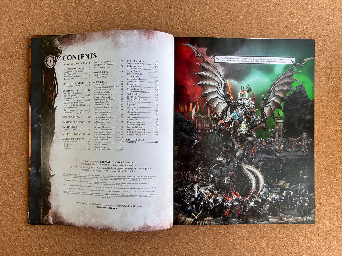 Warhammer Age of Sigmar 2nd Edition - Chaos Battletome Slaves to Darkness - Hardcover (2019)