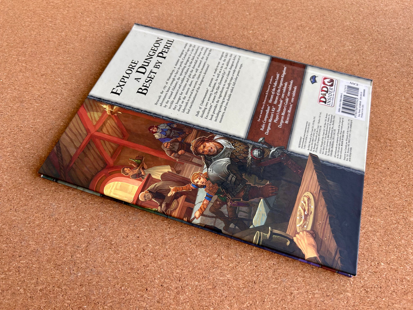 Dungeons & Dragons 4th Edition - Halls of Undermountain - WOTC Hardcover (2012) - No Map