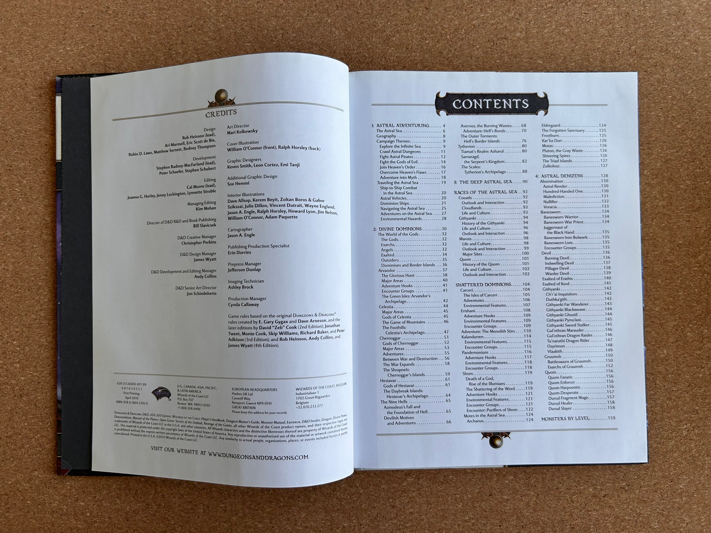 Dungeons & Dragons 4th Edition - The Plane Above: Secrets of the Astral Sea - WOTC Hardcover (2010)
