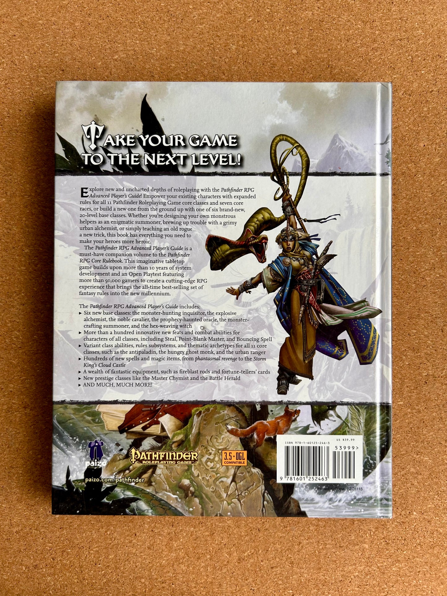Pathfinder First Edition - Advanced Player’s Guide - Paizo Hardcover (2010)