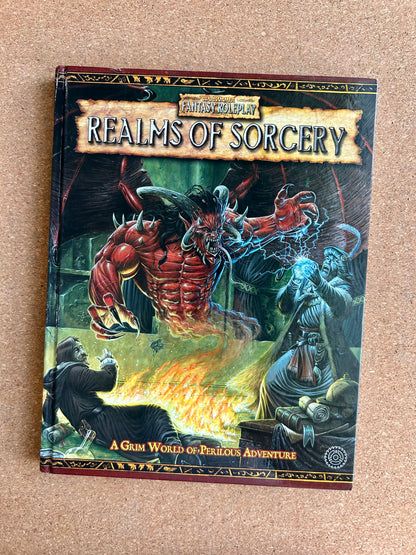 Warhammer Fantasy Roleplay 2nd Ed - Realms of Sorcery  - Black Library Hardcover (2005)