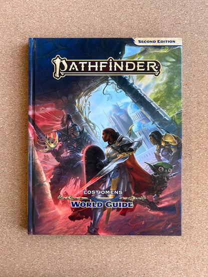 Pathfinder Second Edition - Lost Omens World Guide - Paizo Hardcover (2019)