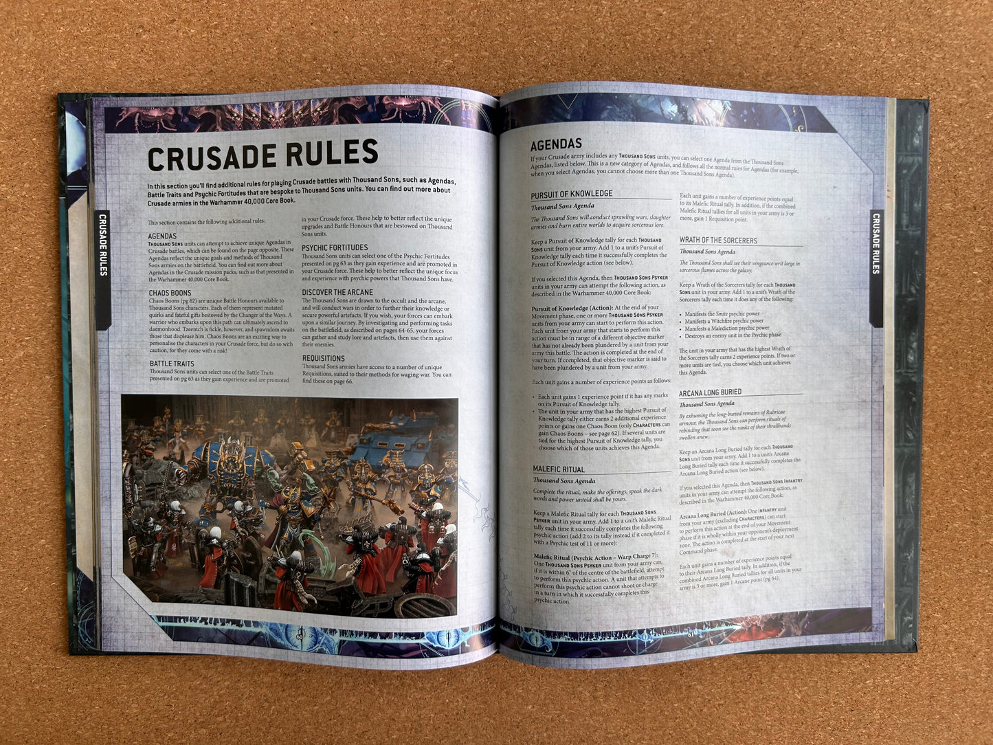 Warhammer 40K 9th Edition - Thousand Sons Codex - Games Workshop Hardcover (2020)