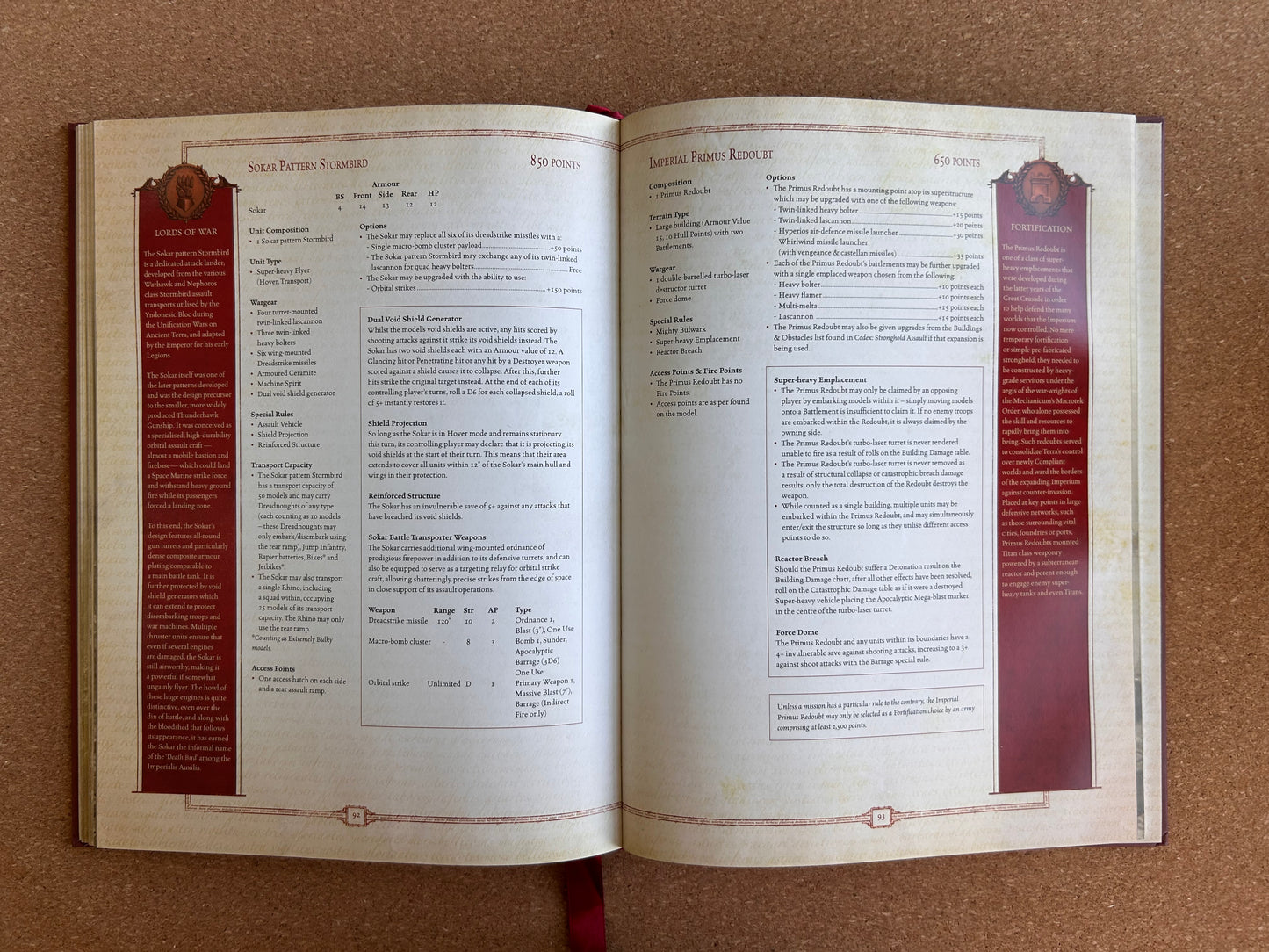Warhammer 40K The Horus Heresy - Legiones Astartes Age of Darkness Army List - Games Workshop Hardcover (2016)