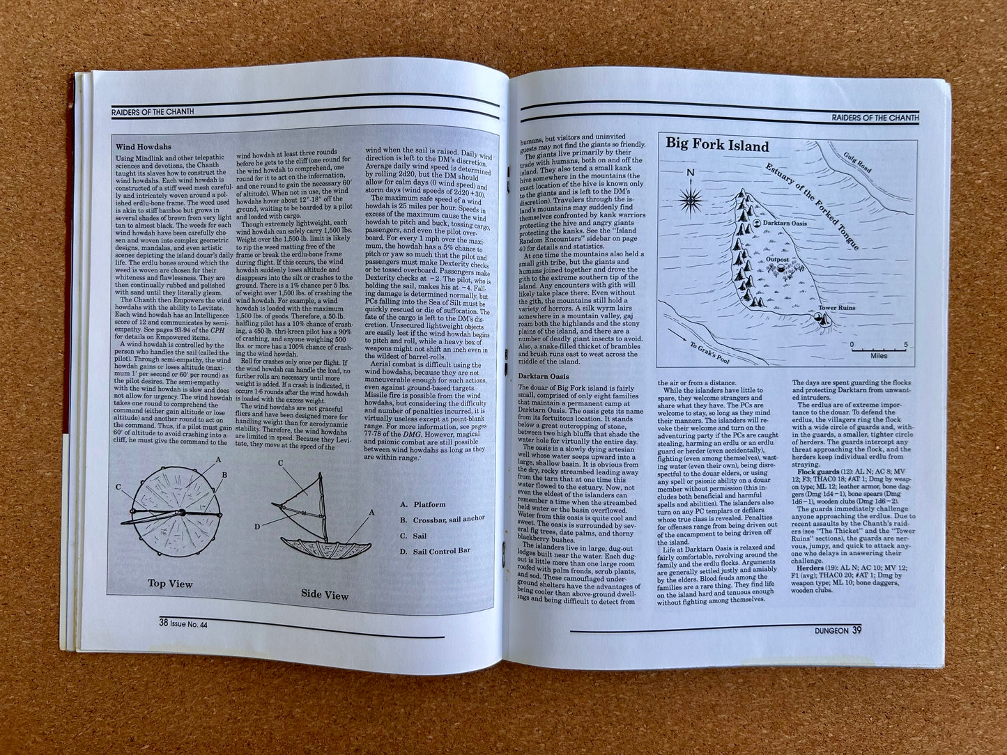 Dungeon Magazine Issue #44 - TSR Magazine (NOV/DEC, 1993)