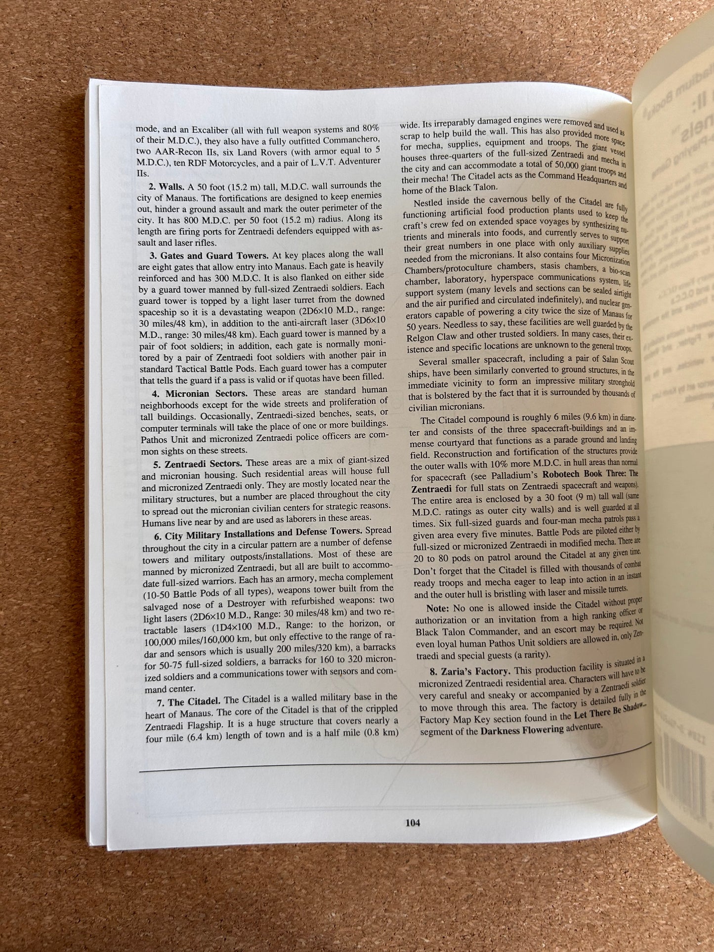 Robotech: RPG Book Eight Strike Force - Palladium Paperback (1995)