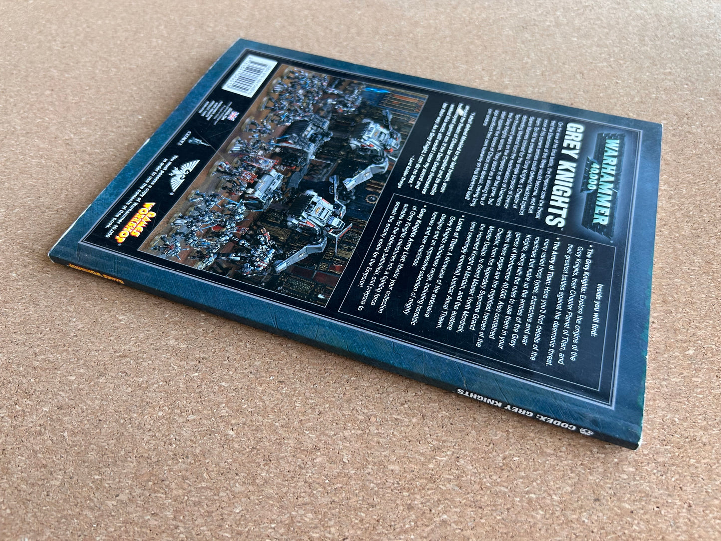 Warhammer 40K 4th Edition - Grey Knights Codex - Games Workshop Paperback (2010)