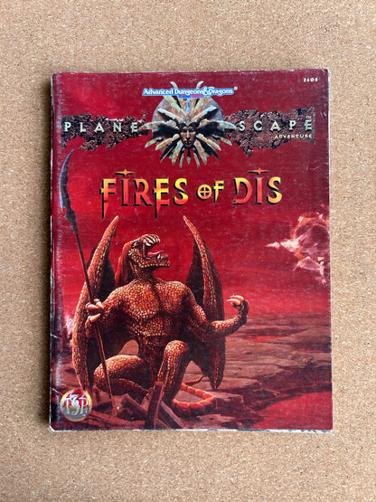 Advanced Dungeons & Dragons Plane Scape - Fires of Dis - TSR2608 - Paperback (1995)
