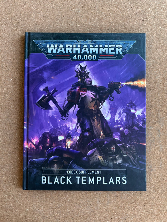 Warhammer 40K 9th Edition - Black Templars Codex - Hardcover (2021)