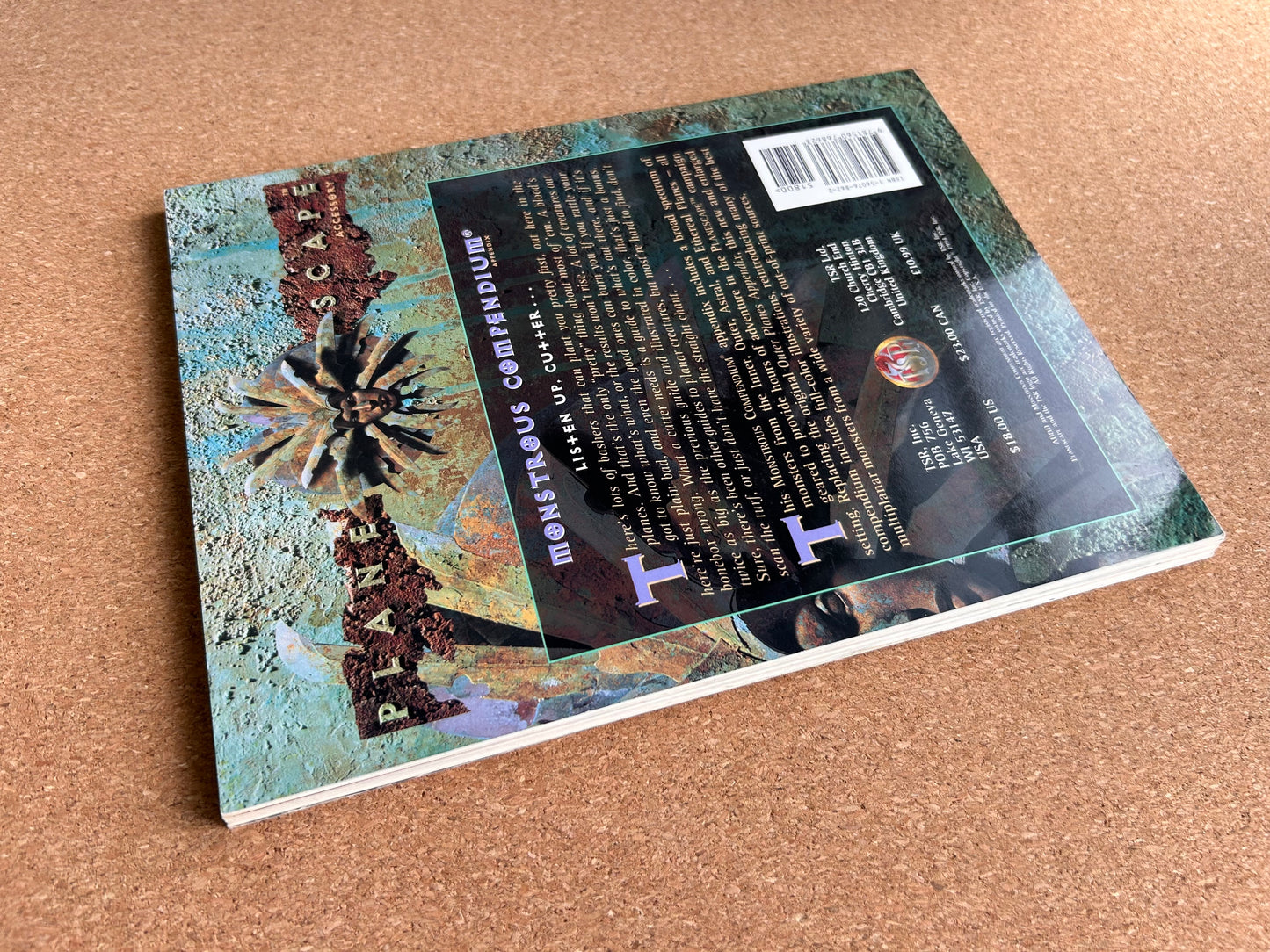 Advanced Dungeons & Dragons Planescape Accessory - Monstrous Compendium Appendix - TSR2602 Paperback (1994)